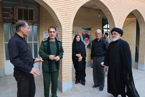 بازدید امام جمعه دهلران از مواکب