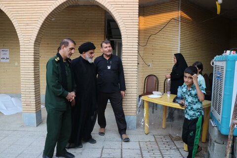 بازدید امام جمعه دهلران از مواکب