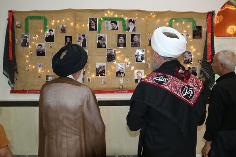 حضور آیت الله موسوی اصفهانی در موکب شهید سید میلاد مصطفوی