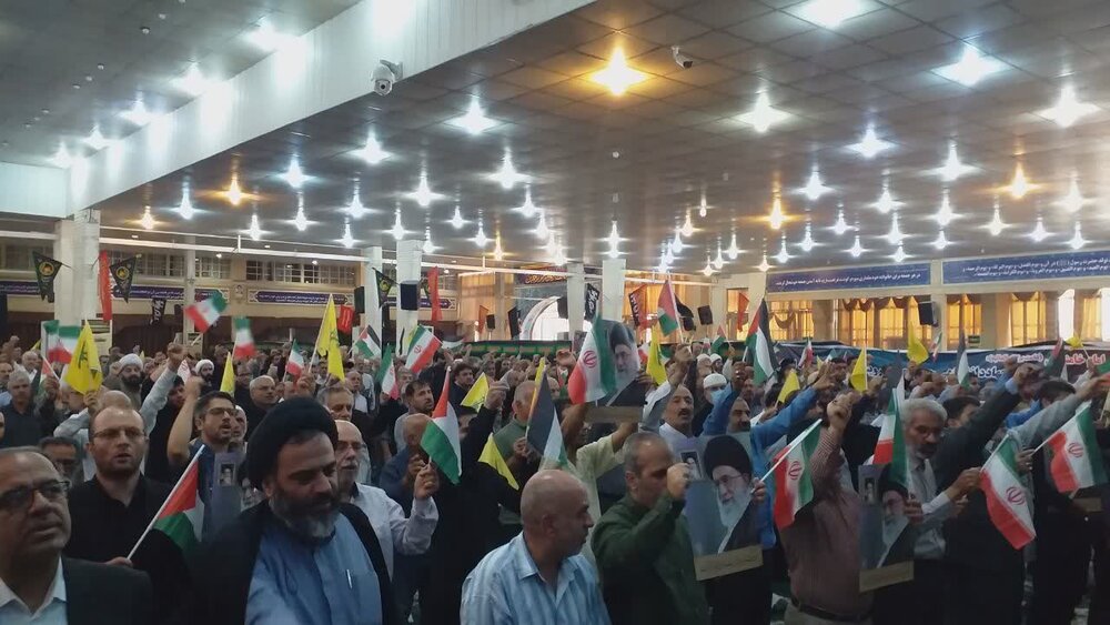 فیلم| تجمع جمعه خشم و نصر در بوشهر