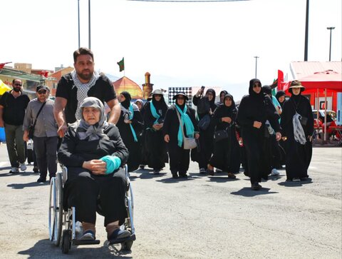 تصاویر/ تردد زوار از مرز تمرچین