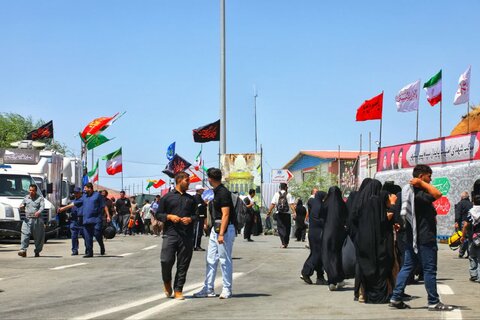 تصاویر/ تردد زوار از مرز تمرچین