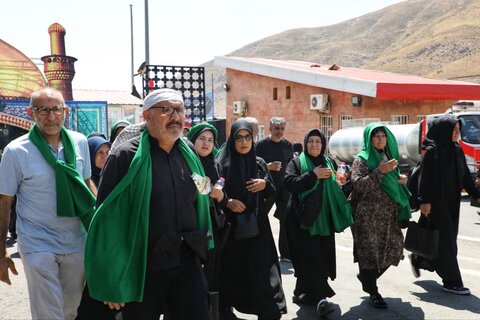 تصاویر/ تردد زوار از مرز تمرچین