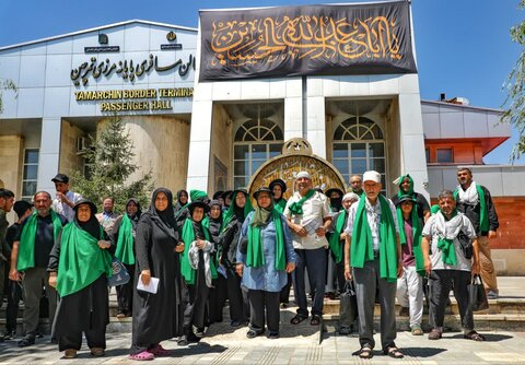 تصاویر/ تردد زوار از مرز تمرچین