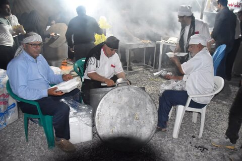 استقبال از زائران اربعین در آبدانان