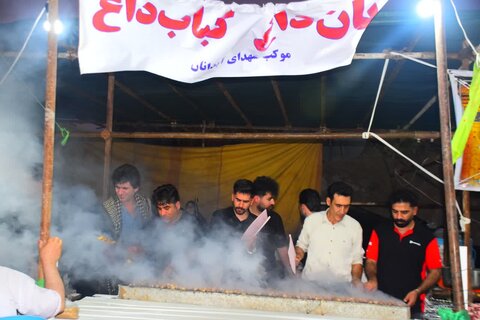 استقبال از زائران اربعین در آبدانان