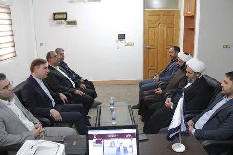 تصاویر/ بازدید استاندار بوشهر از دفتر خبرگزاری حوزه در استان