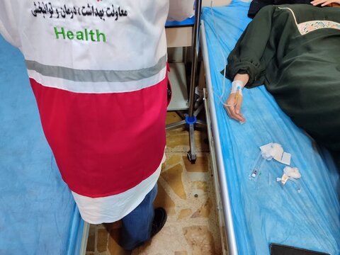 فعالیت تیم امدادی و درمانی جمعیت هلال احمر استان یزد