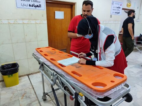 فعالیت تیم امدادی و درمانی جمعیت هلال احمر استان یزد