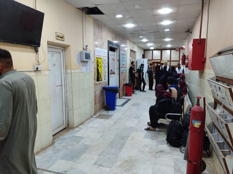 فعالیت تیم امدادی و درمانی جمعیت هلال احمر استان یزد