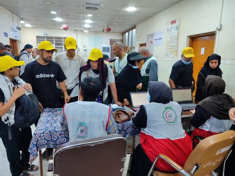 فعالیت تیم امدادی و درمانی جمعیت هلال احمر استان یزد