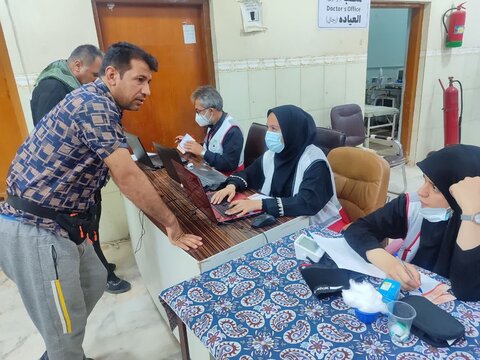 فعالیت تیم امدادی و درمانی جمعیت هلال احمر استان یزد