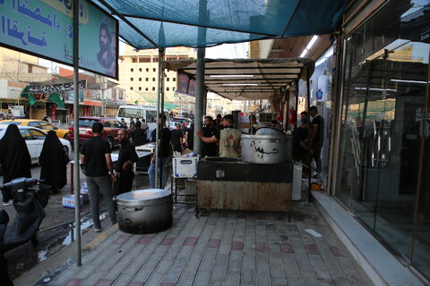 تصاویر /  آماده‌سازی موکب‌های اربعین حسینی در کربلا