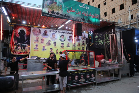 تصاویر /  آماده‌سازی موکب‌های اربعین حسینی در کربلا