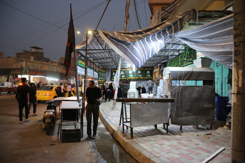 تصاویر /  آماده‌سازی موکب‌های اربعین حسینی در کربلا