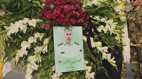 تصاویر/ تشییع و خاکسپاری شهید امنیت در دشتستان