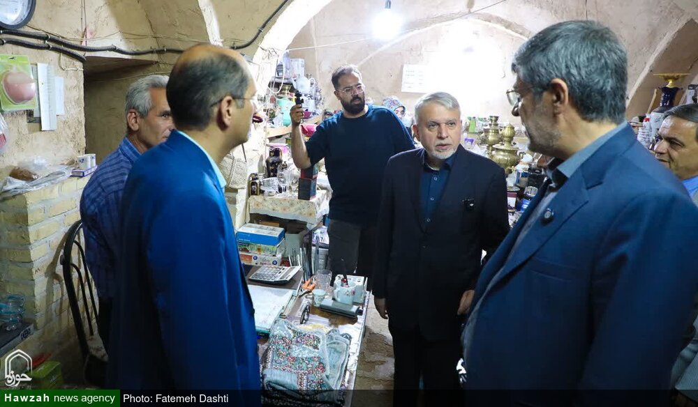 گذر تاریخی فرهنگی بفروئیه میبد با حضور وزیر میراث فرهنگی افتتاح شد
