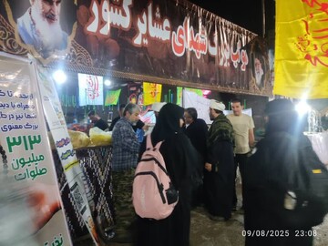 تصاویر/ پذیرایی از زائران در موکب شهدای عشایری