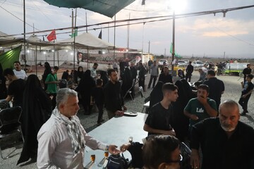 فیلم| بازدید آیت الله موسوی اصفهانی از مواکب همدان