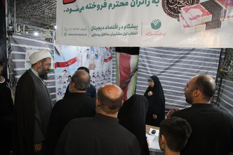 تصاویر / بازدید امام جمعه همدان از موکب‌های خدمت رسان به زائران اربعینی حسینی