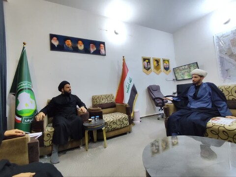 تصاویر/بازدید معاون بین‌الملل حوزه علمیه خوزستان از مبلغان خوزستانی در مسیر نجف تا کربلا