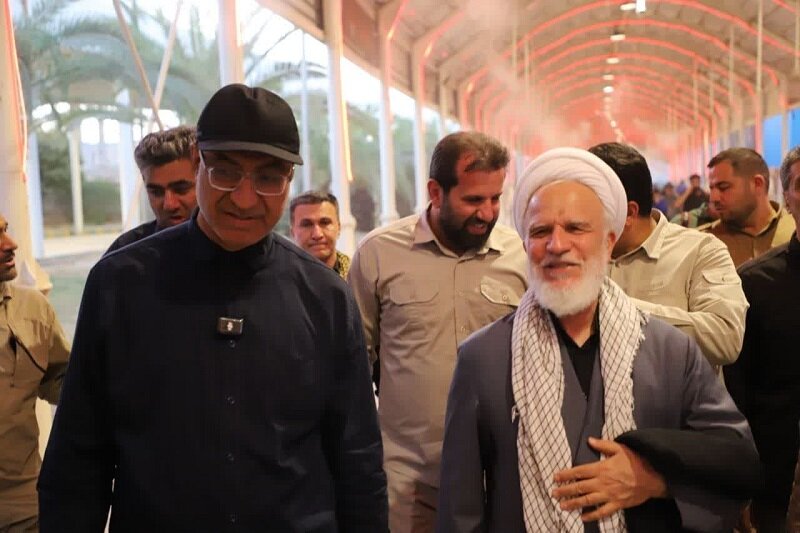 بازدید رئیس دفتر رهبر معظم انقلاب در قم از پایانه مرزی خسروی + عکس
