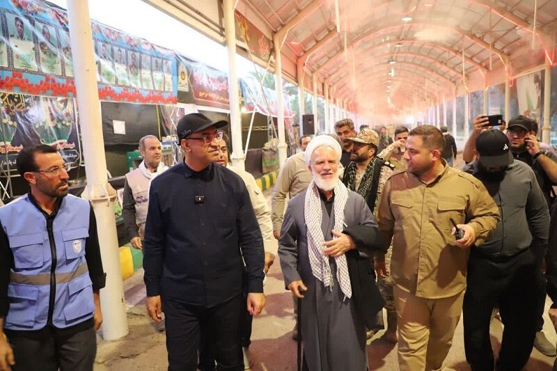بازدید رئیس دفتر رهبر معظم انقلاب در قم از پایانه مرزی خسروی + عکس