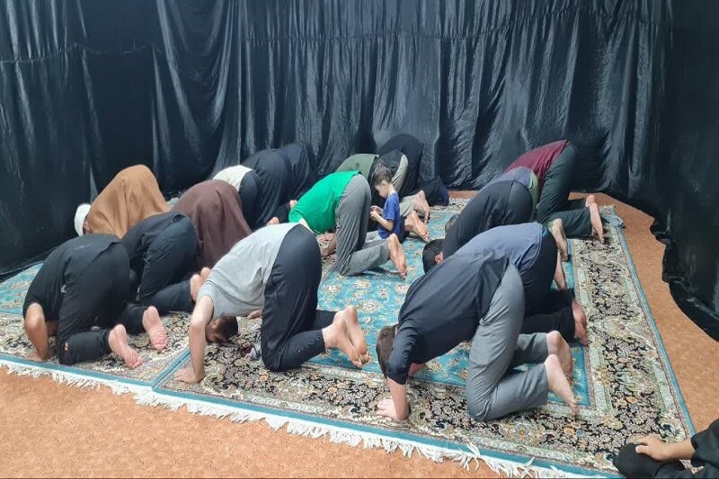 استقبال پرشور زائران از موکب حوزه علمیه حضرت باقرالعلوم(ع) در سرپلذهاب + عکس