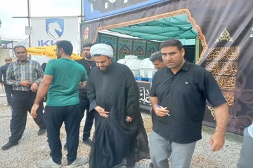 تصاویر/ سرکشی امام جمعه شهرستان صحنه از مواکب سطح شهر