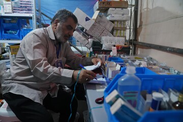 درمان ۱۵۰۰ زائر در درمانگاه موکب مسجد جمکران