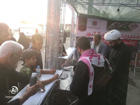 تصاویر/حضور مدیر مدرسه علمیه الهادی از مواکب