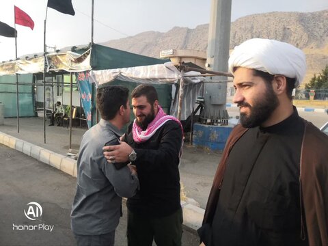 تصاویر/حضور مدیر مدرسه علمیه الهادی از مواکب