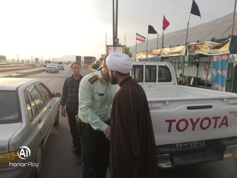 تصاویر/حضور مدیر مدرسه علمیه الهادی از مواکب