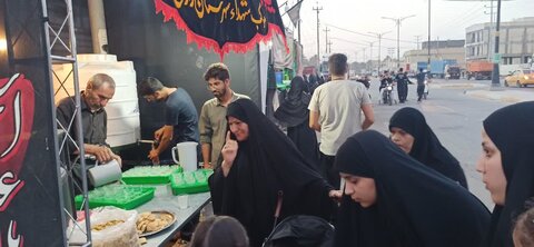 برپایی موکب شهدا زارچ در کربلا و خدمت رسانی به زائران حسینی