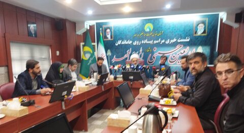 تصاویر/ نشست خبری مراسم پیاده روی جاماندگان اربعین حسینی