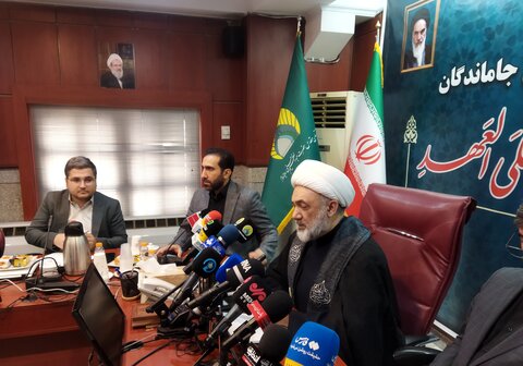 تصاویر/ نشست خبری مراسم پیاده روی جاماندگان اربعین حسینی