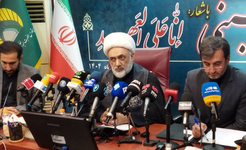 تصاویر/ نشست خبری مراسم پیاده روی جاماندگان اربعین حسینی