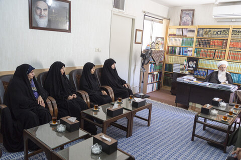 دیدار خبرنگاران با آیت الله ناصری