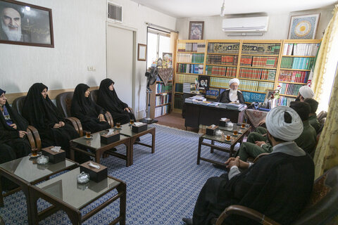 دیدار خبرنگاران با آیت الله ناصری