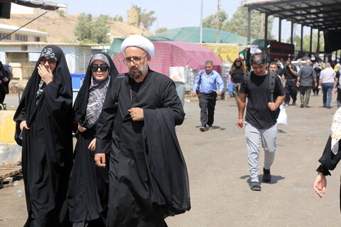 تصاویر/ تردد زائرین از مرز خسروی