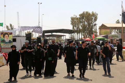 تصاویر/ تردد زائرین از مرز خسروی