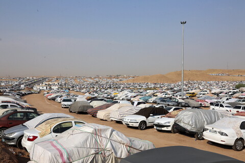 تصاویر/ تردد زائرین از مرز خسروی