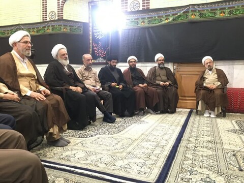 تصاویر/ دیدار جمعی از اساتید حوزه علمیه امام حسن عسکری (ع) و مرکز تخصصی اسراء تهران با آیت الله العظمی جوادی  آملی