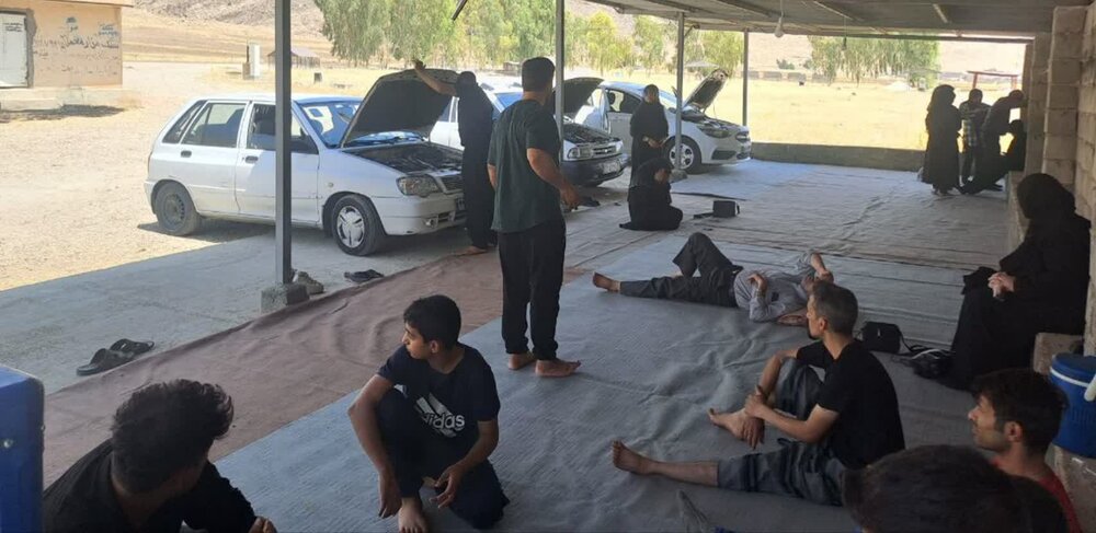 فیلم/ خدمت گزاری مردم روستای زیر تنگ بیجنوند به زائران اربعین‌حسینی