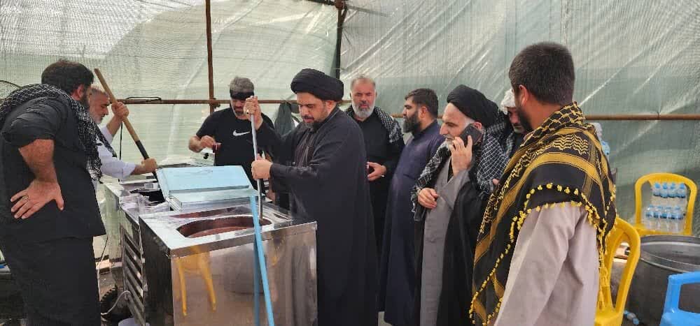 معرفی موکب شهدای مدافع حرم در مرز شلمچه