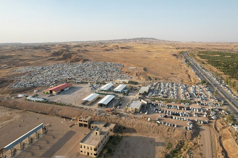 وزارت دفاع در مرز خسروی میزبان دهها هزار زائر حسینی(ع) شد+ تصاویر