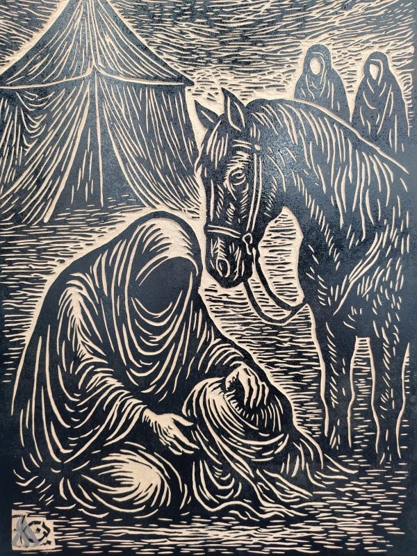 معرض تشكيلي في ديالى بعنوان "الحسين عليه السلام.. دلالة وعبر" + صور