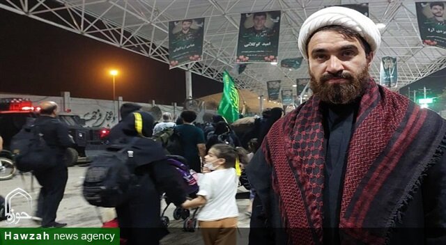 تداوم خدمت‌رسانی مبلغان حوزه علمیه خراسان در مرز مهران تا پس از اربعین