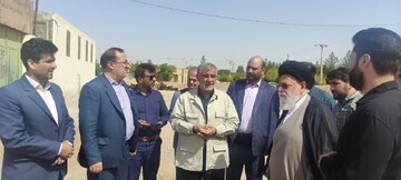 بازدید امام جمعه بخش مرکزی یزد از روستاهای اکرم آباد+عکس