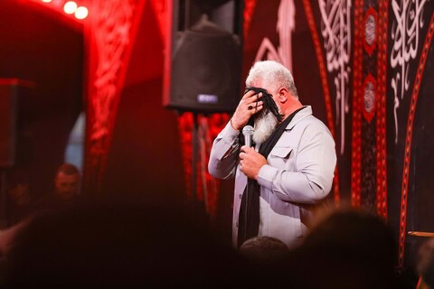 تصاویر|عزاداری موکب هیئت فدائیان حسین در عمود۲۸۵